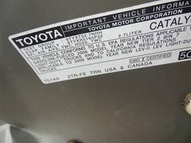 2006 TOYOTA TACOMA STD CAB BASE GOLD 2.7 AT 2WD Z21488